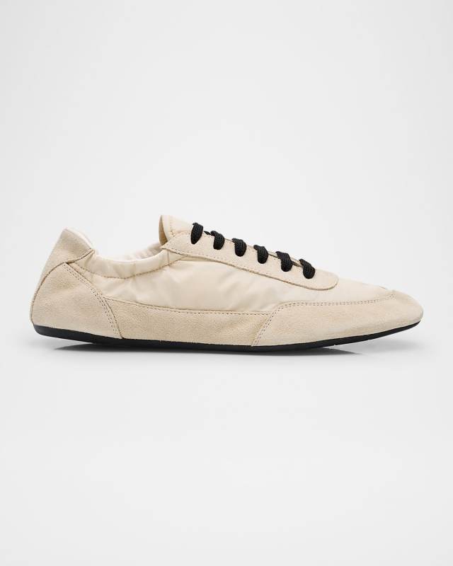Low-Top Suede Sneakers
